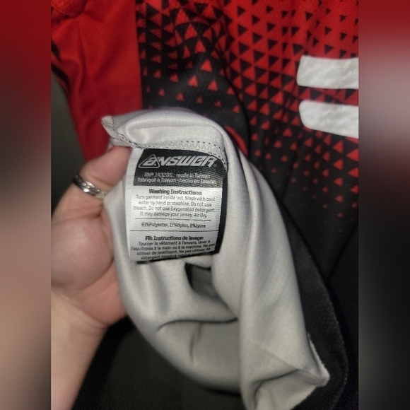 Mens Answer Motocross Racing Shirt - Picture 4 of 5